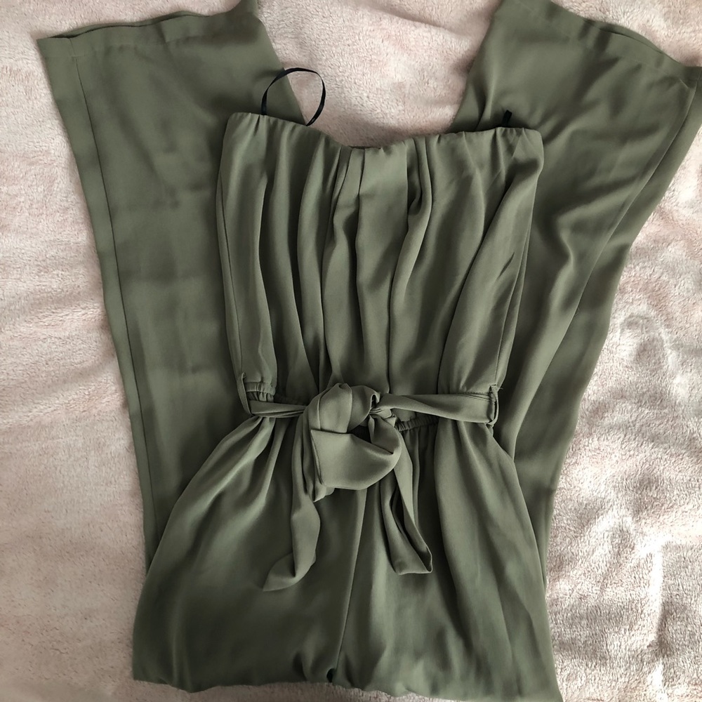 Forever 21 Green Jumpsuit
